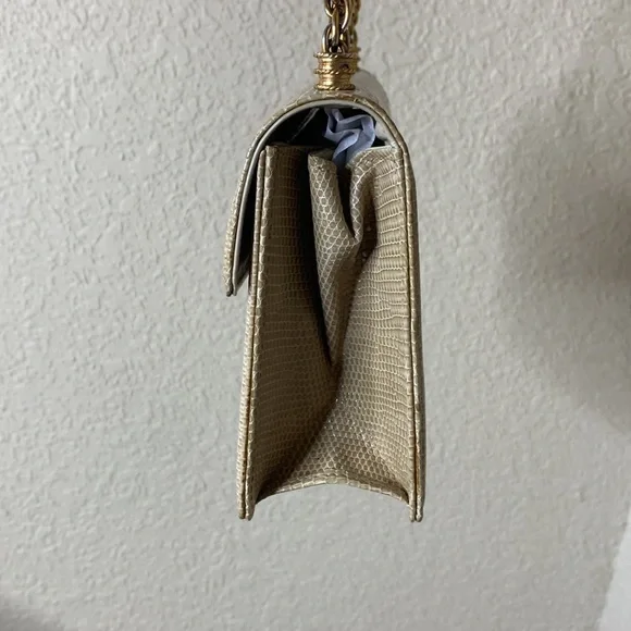 Vintage Gucci Lizard Front Flap Twist Lock Mini Bag - Picture 6 of 15